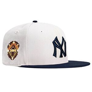 New Era Yankees fitted World Series 1996 fitted cap size 7 1/8 off-white NWT‎